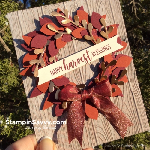 leaf punch Archives Stampin' Savvy